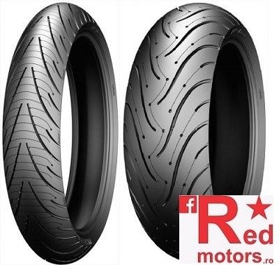 Set anvelope/cauciucuri moto Michelin Pilot Road 3 120/60 R17 55W + 160/60 R17 69W