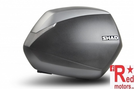 Cutii laterale cu capace colorate SHAD SH36 New titanium pereche cu premium lock