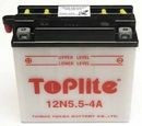 Acumulator moto TOPLITE YUASA - 12N5,5-4A (CU INTR., NU INCL. ACID)