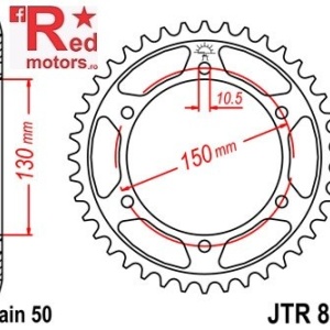 Foaie/pinion spate JTR859.42 530 cu 42 de dinti pentru Yamaha FJ 1100, 1200, FZR 600, FZR 750, FZR 1000