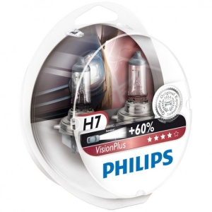Set doua becuri far H7 Philips Vision Plus +60%