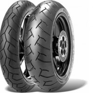 Jogo de 2 pneus de moto pirelli diablo strada 120 70r17 58w 180 55r17 73w  tl