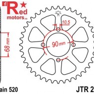 Foaie/pinion spate JTR243.42 520 cu 42 de dinti pentru Honda MTX 200