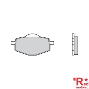 Placute frana spate Brembo 07YA14SD Off Road - SD 70,9x36,1x9,2 pentru Yamaha XT 600, XTZ 660
