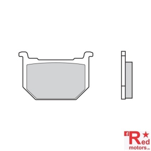 Placute frana fata Brembo 07SU0312 Road Carbon Ceramic ( 12 ) 75,6x49,4x11,0 pentru Suzuki GSX 250, GSX 400