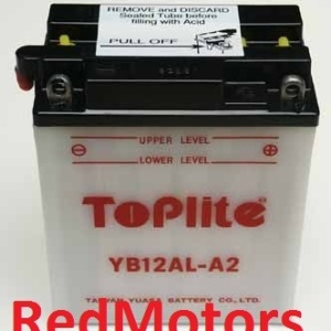 Baterie/acumulator motocicleta Toplite YB12AL-A2 pentru BMW, Yamaha, Aprilia, Kawasaki (fara electrolit)