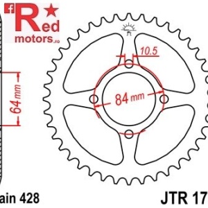Foaie/pinion spate JTR1796.49 428 cu 49 de dinti pentru Suzuki RV 125 Van Van