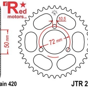 Foaie/pinion spate JTR216.41 420 cu 41 de dinti pentru Honda NSR 50