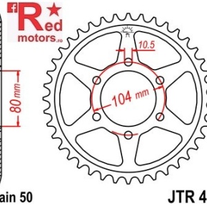 Foaie/pinion spate JTR488.41 530 cu 41 de dinti pentru Kawasaki Z 400, Z 550, Z 650, ZRX 1200