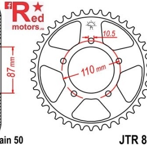 Foaie/pinion spate JTR829.45 530 cu 45 de dinti pentru Suzuki GSF 600