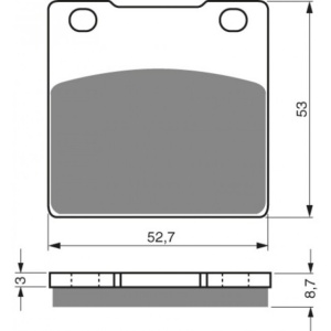 Placute de frana Goldfren 016 AD