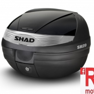 Top case cu capac colorat SHAD SH29 Black metal
