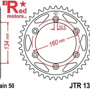 Foaie/pinion spate JTR1306.41 530 cu 41 de dinti pentru Honda CBR 900, CBR 1000