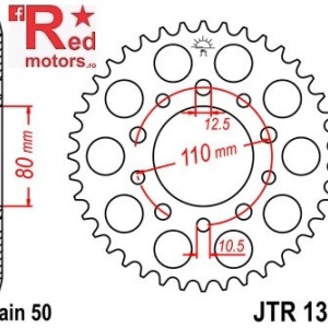 Foaie/pinion spate JTR1334.47 530 cu 47 de dinti pentru Honda CB 450, CB 750, CB 900, CB 1000