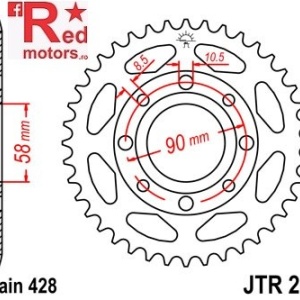 Foaie/pinion spate JTR269.36 428 cu 36 de dinti Daelim