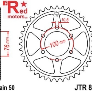 Foaie/pinion spate JTR816.50 530 cu 50 de dinti pentru Suzuki GR 650, GS 550, GSF 1200