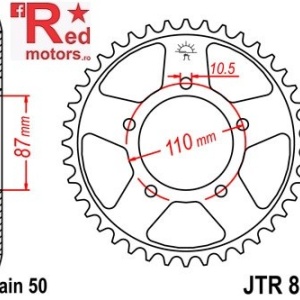 Foaie/pinion spate JTR829.46 530 cu 46 de dinti pentru Suzuki GSF 600
