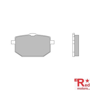 Placute frana fata Brembo 07YA18TT Off Road - TT 71,0x38,7x10,0 pentru Yamaha RD 80, RD 125, RD 350, SR 250, XT 600, XV 500