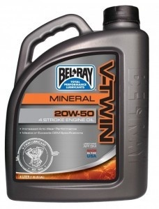 Ulei mineral de motor Bel-Ray V-Twin Mineral Engine Oil 20W-50 4L