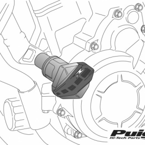 Crash pad-uri/Buloane R12 pentru Honda CB600F HORNET 2012 - PUIG