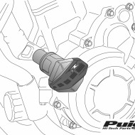 Crash pad-uri/Buloane R12 pentru Honda CB600F HORNET 2012 - PUIG