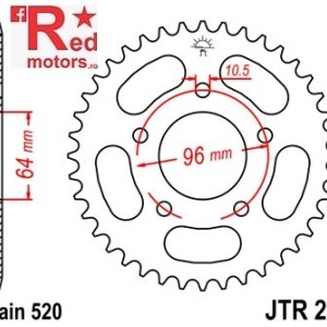 Foaie/pinion spate JTR254.50 520 cu 50 de dinti pentru Honda CBF 250, XL 200