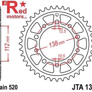 Foaie/pinion spate JTA1303.42 520 cu 42 de dinti pentru Honda CBR 600 F