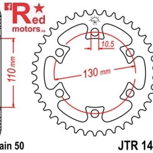 Foaie/pinion spate JTR1421.36 530 cu 36 de dinti pentru Bombardier DS 650