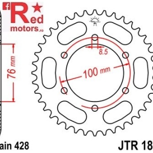 Foaie/pinion spate JTR1844.48 428 cu 48 de dinti pentru Yamaha MT 125, YZF-R 125