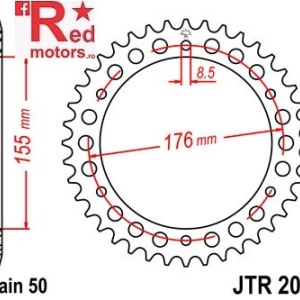 Foaie/pinion spate JTR2011.42 530 cu 42 de dinti pentru Triumph