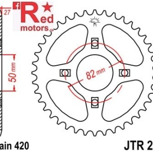 Foaie/pinion spate JTR256.38 420 cu 38 de dinti Honda ST 50, XR 80