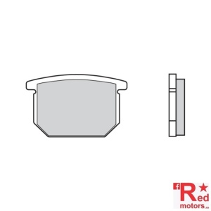 Placute frana fata Brembo 07SU0412 Road Carbon Ceramic ( 12 ) 71,9x44,8x11,0 pentru Suzuki GR 650, GS 550, GS 650, GS 1000, GSX 1100