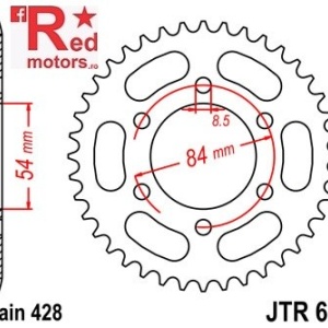 Foaie/pinion spate JTR600.52 520 cu 52 de dinti