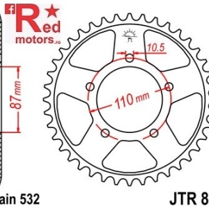 Foaie/pinion spate JTR830.46 532 cu 46 de dinti pentru Suzuki GSX-R 1100