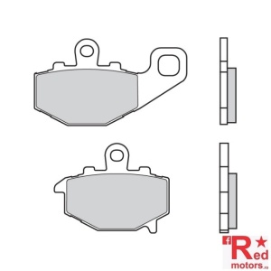 Placute frana spate Brembo 07KA16SP Road - SP 89,5x51,2x8,9/68,0x52,6x9,9 pentru Kawasaki Z 1000, ZX-10R, Suzuki DL 1000, GSX 1300, GSX-R 600, GSX-R 1000