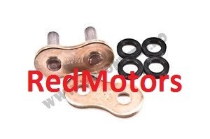 Za legatura lant moto EK 525 MVXZ2 MJL - Tip nit (fixare prin nituire) Auriu