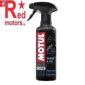 Solutie curatare/ceara moto MOTUL - E5 SHINE & GO - 400ml