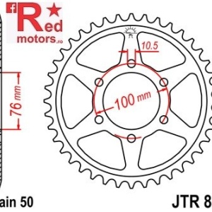 Foaie/pinion spate JTR816.42 530 cu 42 de dinti pentru Suzuki GR 650, GS 550, GSF 1200