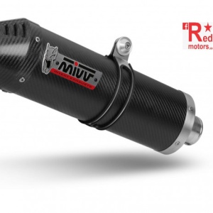Kit 2 evacuari MIVV OVAL Carbon/Capac carbon pentru SUZUKI GSX 1300 Hayabusa (2008-2018)