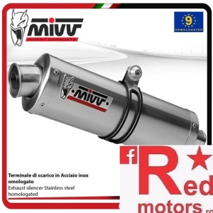 Toba evacuare finala MIVV OVAL otel inoxidabil SMALL pentru YAMAHA YZF-R6 2003-2005