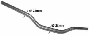 GHIDON MOTOCICLETA WRP ENDURO - 28-22MM