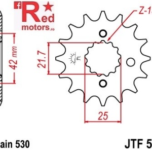 Pinion fata JTF 513 cu 14 dinti