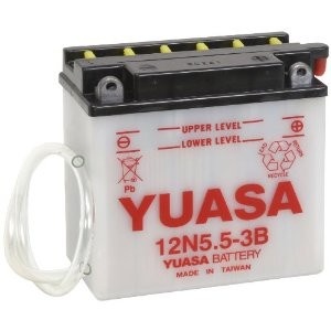 Acumulator moto TOPLITE YUASA - 12N5,5-3B (CU INTR., NU INCL. ACID)