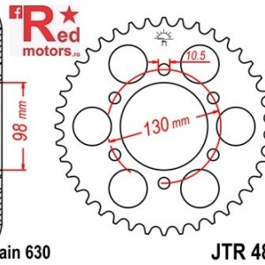 Foaie/pinion spate JTR483.35 630 cu 35 de dinti pentru Kawasaki Z 900