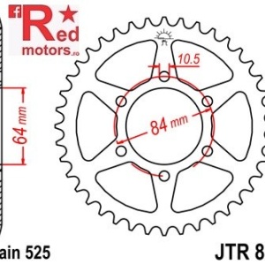 Foaie/pinion spate JTR812.41 525 cu 41 de dinti pentru Suzuki GT 250