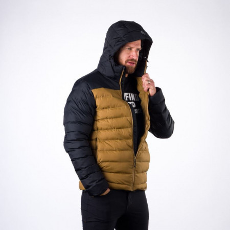 Geaca sport matlasata cu puf sintetic sezon rece pentru barbati NORTHFINDER Jeffery BU-3936SP, Negru-Maro