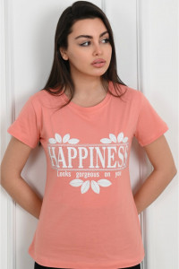 Tricou dama Adrom 1165-22 HAPPINESS