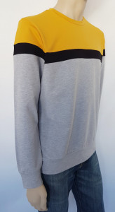 Flanela Barbati KNOX 1021 Gold&Gri Melanj