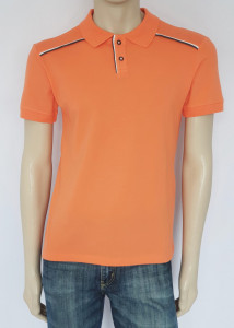 Tricou Barbati Knox Polo Pique cu epoleti 4513 Coral