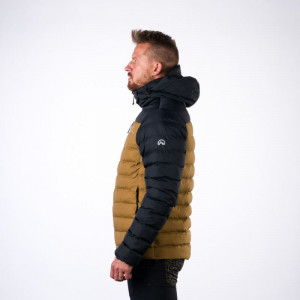 Geaca sport matlasata cu puf sintetic sezon rece pentru barbati NORTHFINDER Jeffery BU-3936SP, Negru-Maro
